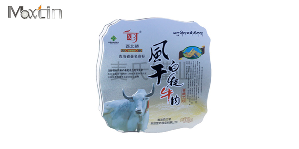 西北驕風(fēng)干牦牛肉特產(chǎn)包裝鐵盒